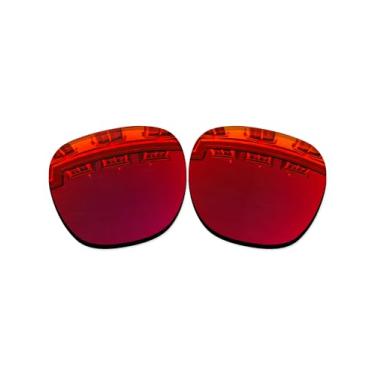 Imagem de Vonxyz Lentes de substituição para óculos de sol Oakley Latch Asian Fit OO9349 - Ruby MirrorCoat polarizado