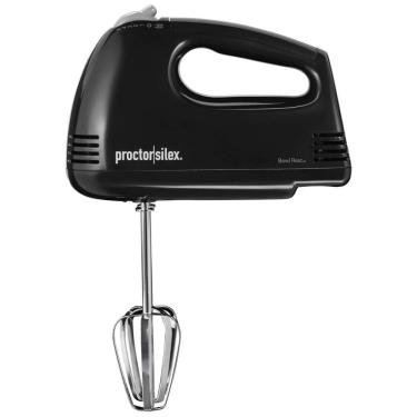 Imagem de Batedeira de Mão Elétrica com 5 Velocidades Aço Inoxidável 100W, 110v, PROCTOR SILEX 62507PS, Preto
