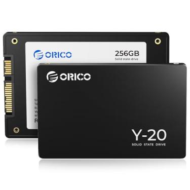 Imagem de ORICO SSD SATA Y20 de 256 GB, unidade de estado sólido interna de 2,5 polegadas, velocidade de leitura de até 500 MB/s, SATA III de 6 Gbps para desktop, laptop, NAS faça você mesmo, unidade externa