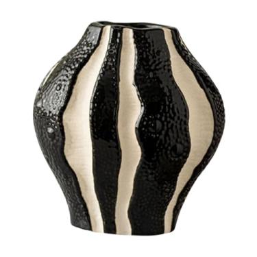 Imagem de XLWLLNJ Vaso de cerâmica Vaso hidropônico Acessório floral Artesanato Planta Recipiente de flores Vaso decorativo para cozinha interna Sala de estudo, Vaso Curto