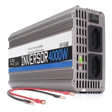 Imagem de Inversor de Energia 12V Para 220V 4000W (8000W Pico) - Automotivo para Carro, Caminhão e Eletrônicos (12V para 110V)