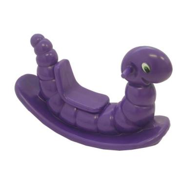 Imagem de Gangorra brinquedos feminino ROXA Nhoca minhoca infantil balanço de cr