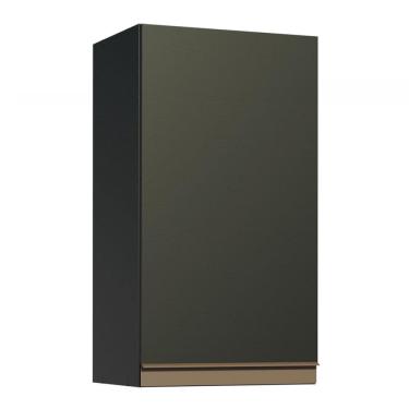 Imagem de Armário Aéreo Madesa Reims 35 cm 1 Porta - Preto
