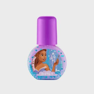 Imagem de Esmalte Infantil Impala A Pequena Sereia Glitter Quero Ser Desse Mundo 6ml