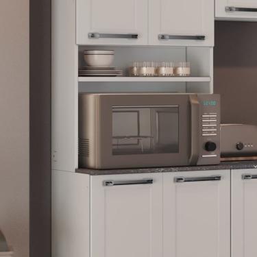 Imagem de Paneleiro Duplo 4 Portas Espaço para Forno em Aço Florença Itatiaia