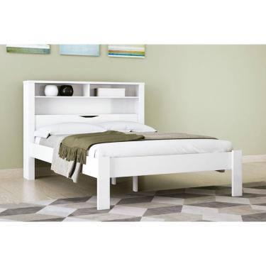 Imagem de Cama de Casal Santos Andirá Havana Plus Invicta Branco