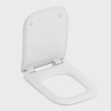 Imagem de Kit 2 Assentos Original Termofixo Softclose de Fácil Remoção Prime Incepa Branco