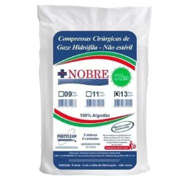 Imagem de Compressa De Gaze Não Esteril 13 fios Nobre Slim