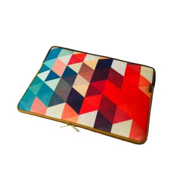 Imagem de Pasta Case Notebook Estampada Marrom 15.6 Neoprene Luva