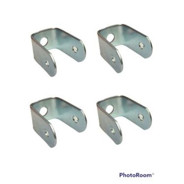 Imagem de 4 Nozinho Em U Galvanizado Para Fixação Em Toldo Retrátil - Toldos