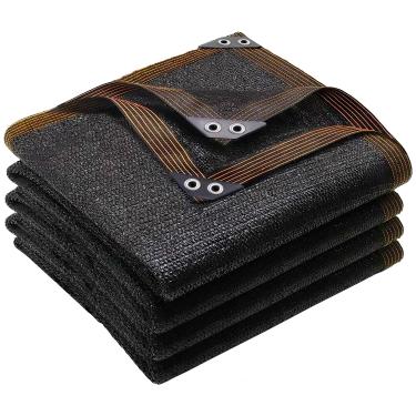 Imagem de winemana Tela De Sombra Preta 70%, Lona Malha 5X20 Pés - Jardim Para Estufa, Pátio, Vegetais, Cobertura Plantas E Galinheiros, Rede Proteção Solar Externa Com Ilhós Reforçados