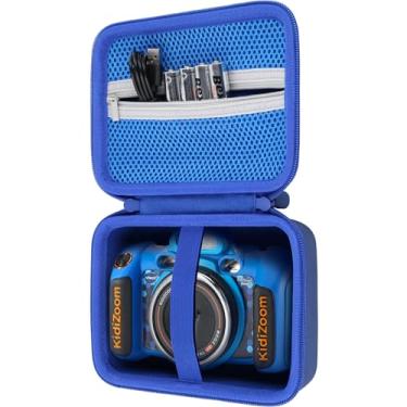 Imagem de co2CREA Capa Para Câmera Digital Dupla Infantil Vtech Kidizoom Duo Fx (Capa Azul)