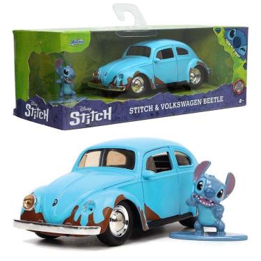 Imagem de Miniatura Jada Disney Stitch & Volkswagen Beetle Fusca 1/32 Die-Cast