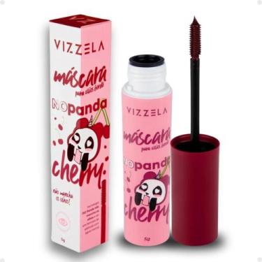 Imagem de Máscara para Cílios Vizzela No Panda Cherry Bordô 5g