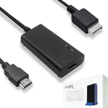 Imagem de LEVELHIKE Cabo HDMI para console Playstation 2 e Playstation 1 (PS2 e PS1), adaptador PS1/PS2 para HDMI com saída de sinal RGB verdadeira (qualidade de vídeo 100% melhorada), conversor HD com