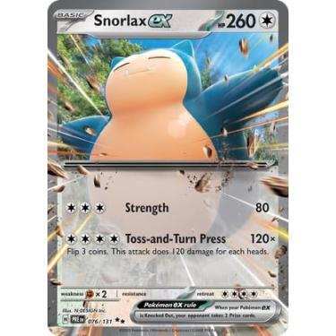 Imagem de Pokemon - Snorlax ex 076/131 – Prismatic Evolutions – Double Rare – Foil Single Card