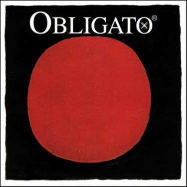 Imagem de Pirastro Conjunto de cordas de violino tamanho 4/4 Obligato com extremidade de aço E Loop