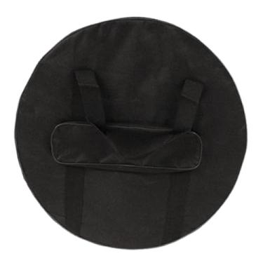 Imagem de TTETTZ Bolsa de show de pratos com alça de transporte Instrumentos de percussão Acessórios Bolsa de gongo Caixa de transporte para estágio de desempenho, 45cmx11cm