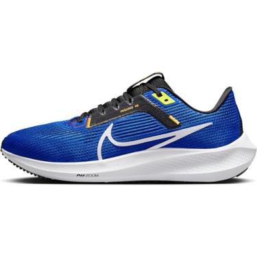 Imagem de Nike Tênis masculino Air Zoom Pegasus 40, Racer azul/branco/preto/relógio de sol, 41