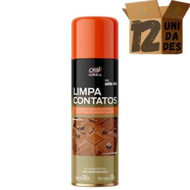 Imagem de Caixa C/ 12 Orbi Limpa Contatos Eletrônicos e Elétricos 300ml/209g - O