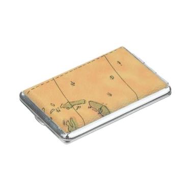 Imagem de Suporte De Cigarro De Couro Unissex Para 12-20 Cigarros Bolso Caixa De