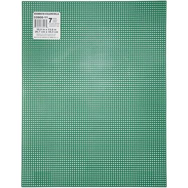 Imagem de Darice Tela Plástica, 7 Unidades, 25 Cm X 33 Cm, Verde Natalino, Pacote Com 12 Unidades