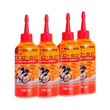 Imagem de Kit 4 Lubrificante Tectire Tec 50 Cera 120ml