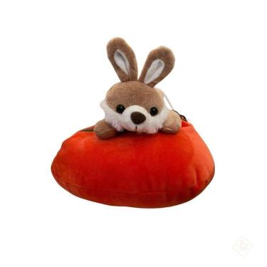Imagem de Pelúcia Cenoura Com Coelho 23cm - Fizzy