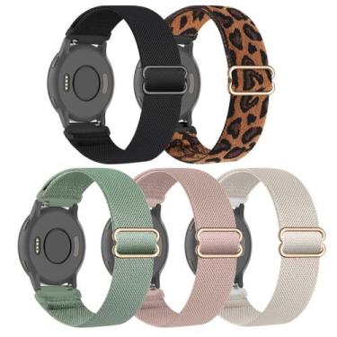 Imagem de Pulseiras de relógio Kollody Stretchy Nylon 18 mm para Garmin Venu 3S/