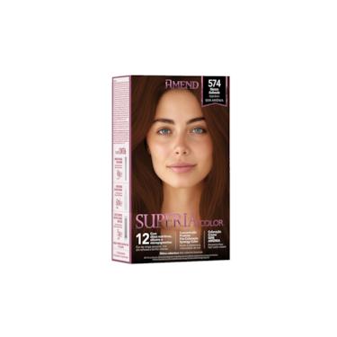 Imagem de Kit Tonalizante Amend Supéria Color 574 Marrom Acobreado