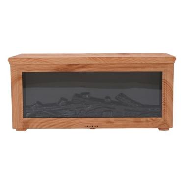 Imagem de Fockety Difusor de Aromaterapia Com Lareira, 180 Ml de Tanque de água Ultrassônico Umidificador de óleo Essencial Fragrância Portátil Difusor Com Chama de Simulação 7 Cores (Luz)
