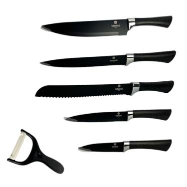 Imagem de Conjunto De Facas 6 Unidades Inox Tavolo Chef Cozinha Profissional Utensílios