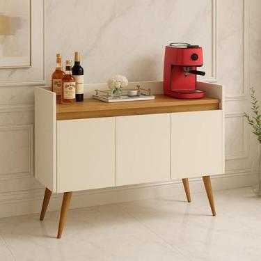 Imagem de Aparador Buffet Sala 3 Portas Luxo Prime - Várias Cores - MJM Casa dos