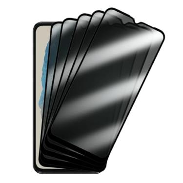 Imagem de Kit 5 Películas de Vidro 3D Privacidade Anti-Spy para Samsung Galaxy M35, Proteção Total da Tela, Anti Impacto