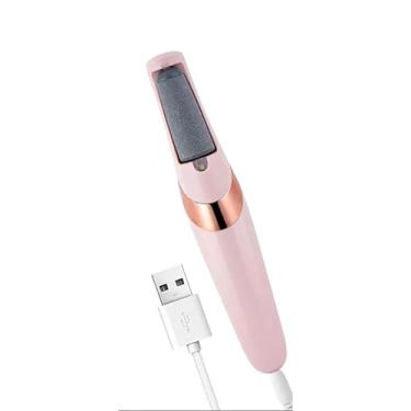 Imagem de Lixador de Pé Elétrico Portátil, Removedor de Calos, Recarregável USB, Rosa