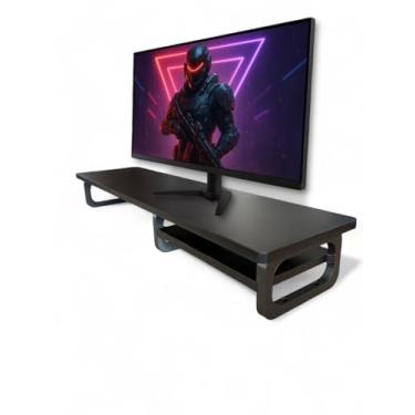 Imagem de Mesa Monitor Stand Desk 85x22Cm Suporte elevado para Monitor Setup Gamer Mesinha