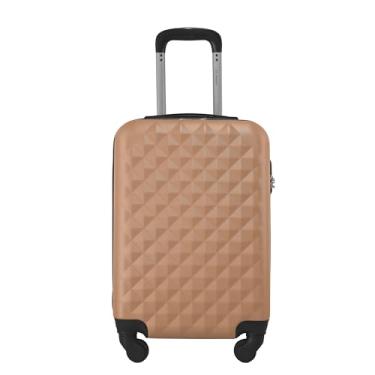 Imagem de Mala de Viagem Tamanho Bordo 10kg Rodas 360 - Gladiador Diamond D1MB (Rose Gold)