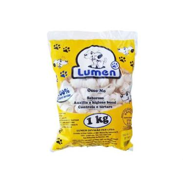 Imagem de Osso Mordedor Comestível P/cães Lumen 1 Kg Osso Nó 2/3