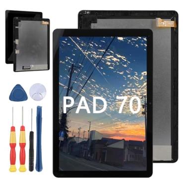 Imagem de Yuxyiony Nova tela de substituição para Blackview OSCAL Pad 70 / Pad 60 tela de reparo de tela LCD e acessórios de ferramenta de substituição (com moldura)