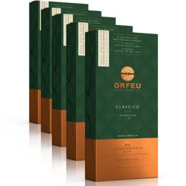 Imagem de 50 Cápsulas Café Orfeu Nespresso Clássico - Intensidade 6