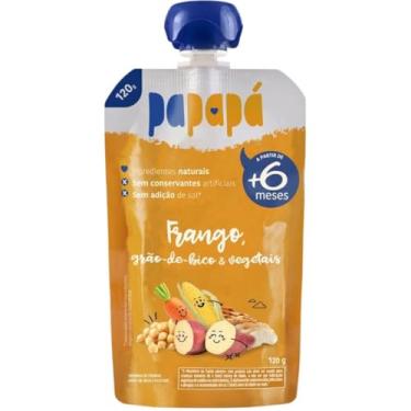 Imagem de Papinha Frango, Grão-de-bico e Vegetais Natural 120g - Papapá