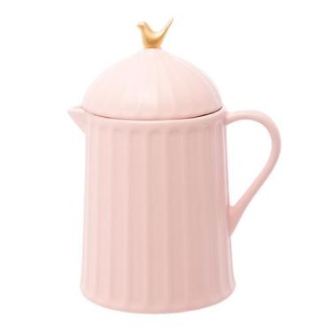 Imagem de Bule 600 ml de cerâmica com tampa rosa Colibri Wolff -17926