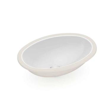 Imagem de Cuba Embutir Oval 49x32cm Branco - Celite