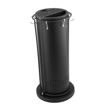 Imagem de AFXGUSD Suporte de Armazenamento de de Facas Rotativo, Suporte para Utensílios E Escorredor de Talheres com Design Ventilado Adequado para Pauzinhos E C, Preto, Tamanho real