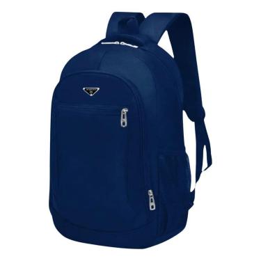 Imagem de Mochila Escolar Bolsa Básica Trabalho Viagem Motoboy Barata