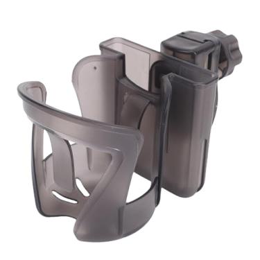 Imagem de Asixxsix Portador da Xícara de Carrinho Com Suporte para Telefone, 360 Graus de Rotação 2 Em 1 Xícara Portador de Telefone para Cadeira de Rodas, Carrinho, Bicicleta, Andador, Scooter (Marrom escuro)