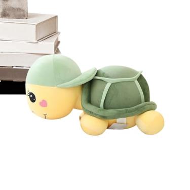 Imagem de Rrlihjgu Brinquedo De Pelúcia Tartaruga, Brinquedo De Tartaruga Com Chapéu, Decorativo Para Tema Praia Quarto Infantil E Companheiro De Viagem