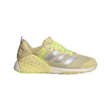 Imagem de adidas Tênis feminino Dropset 3 Trainer, Amarelo pó/prata fosco/limão lúcido, 41