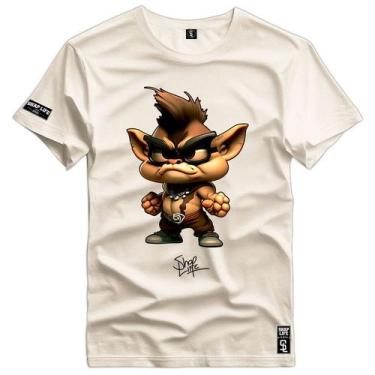 Imagem de Camiseta Coleção Cartoons Tasmania Nerd Cute Shap Life, G5, Off white