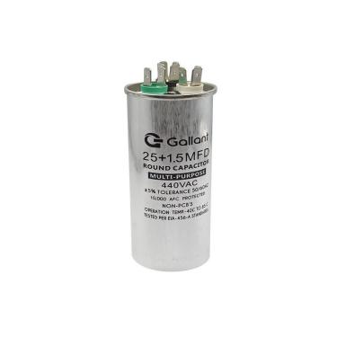 Imagem de Capacitor CBB65 Gallant 25+1,5mf +-5% 440 VAC GCP25D01A-IX400